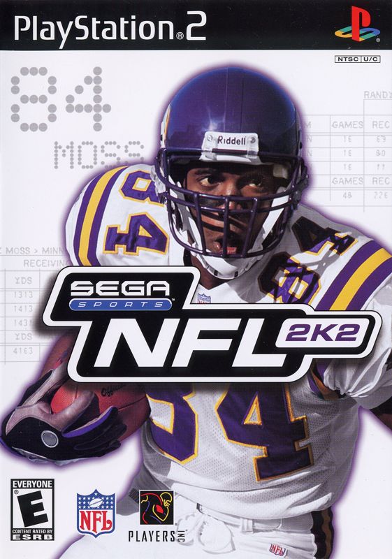 NFL 2K2 box art for Playstation 2